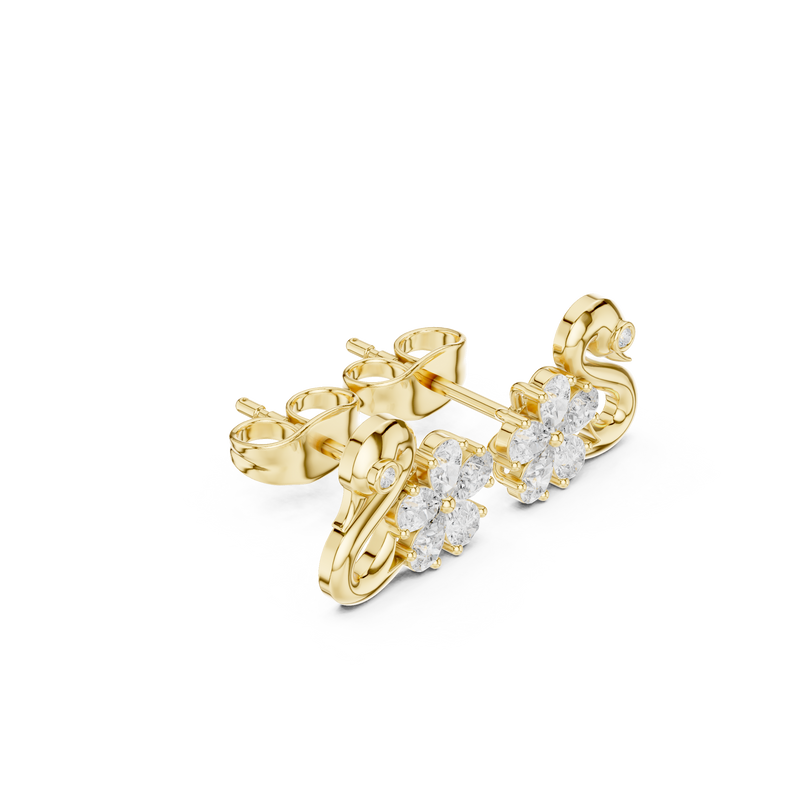 Earring AER-73@7 - Yellow Gold - Image