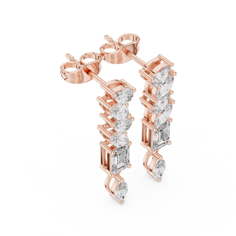 Earring AGDER-199@7 - Rose Gold - Image