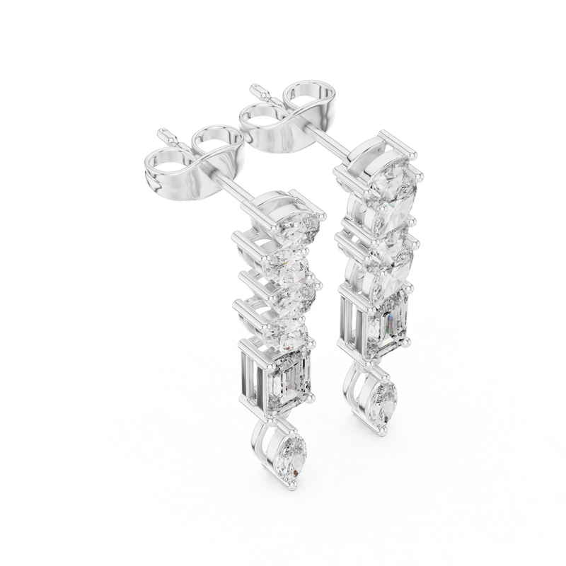 Earring AGDER-199@7 - White Gold - Image