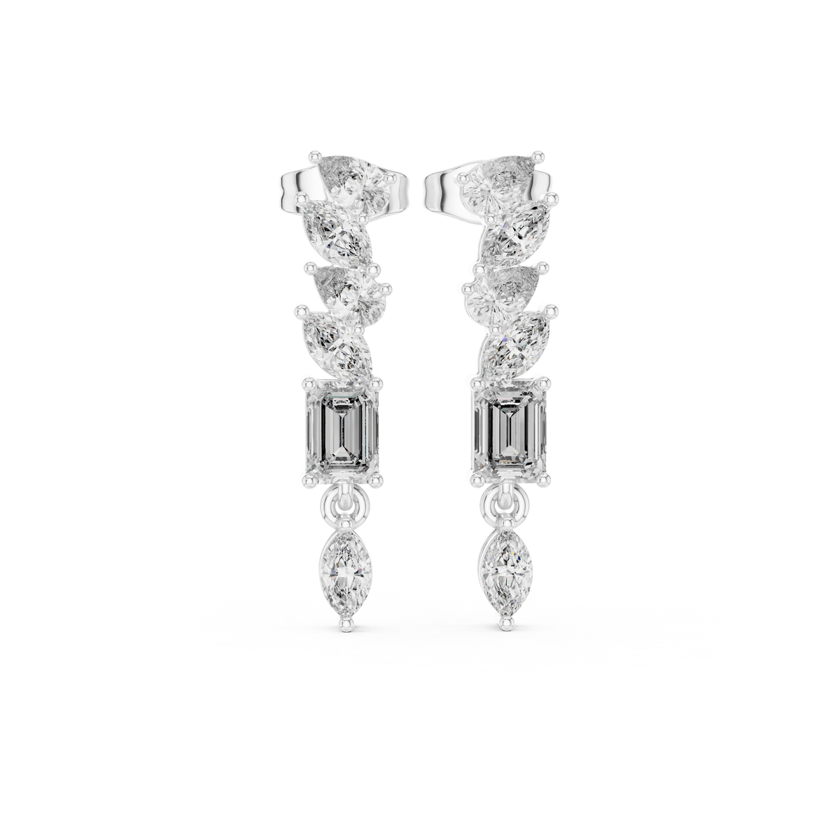 Earring AGDER-199@7 - White Gold - Image