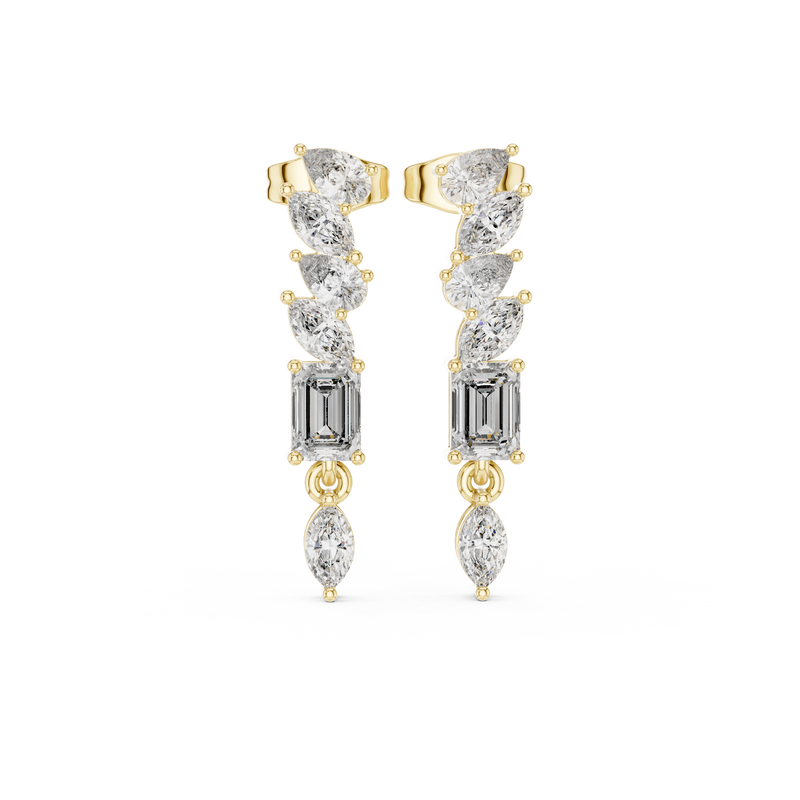 Earring AGDER-199@7 - Yellow Gold - Image