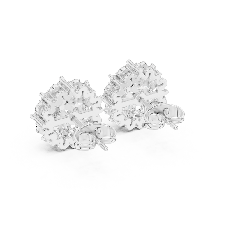 Earring AGDER-213@7 - White Gold - Image