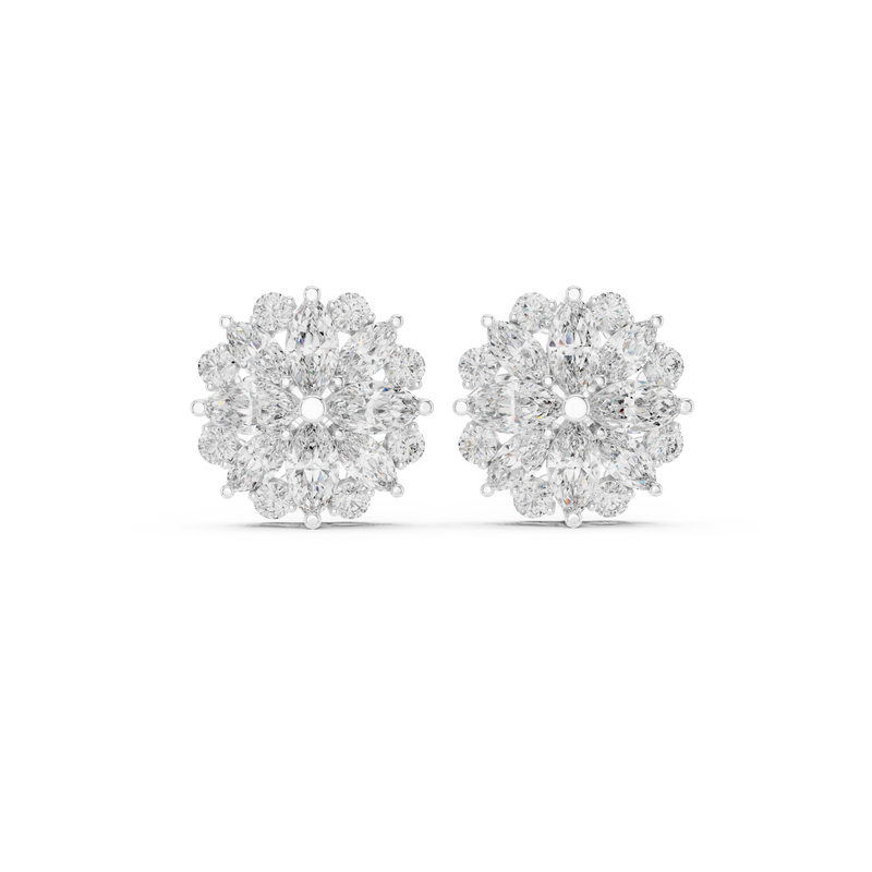 Earring AGDER-213@7 - White Gold - Image