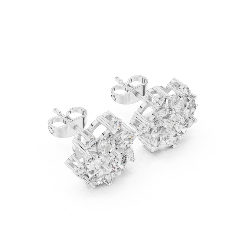 Earring AGDER-215@7 - White Gold - Image