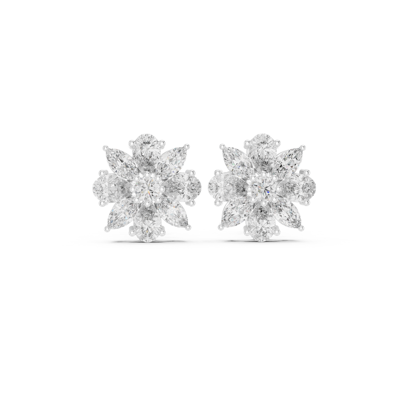 Earring AGDER-216@7 - White Gold - Image