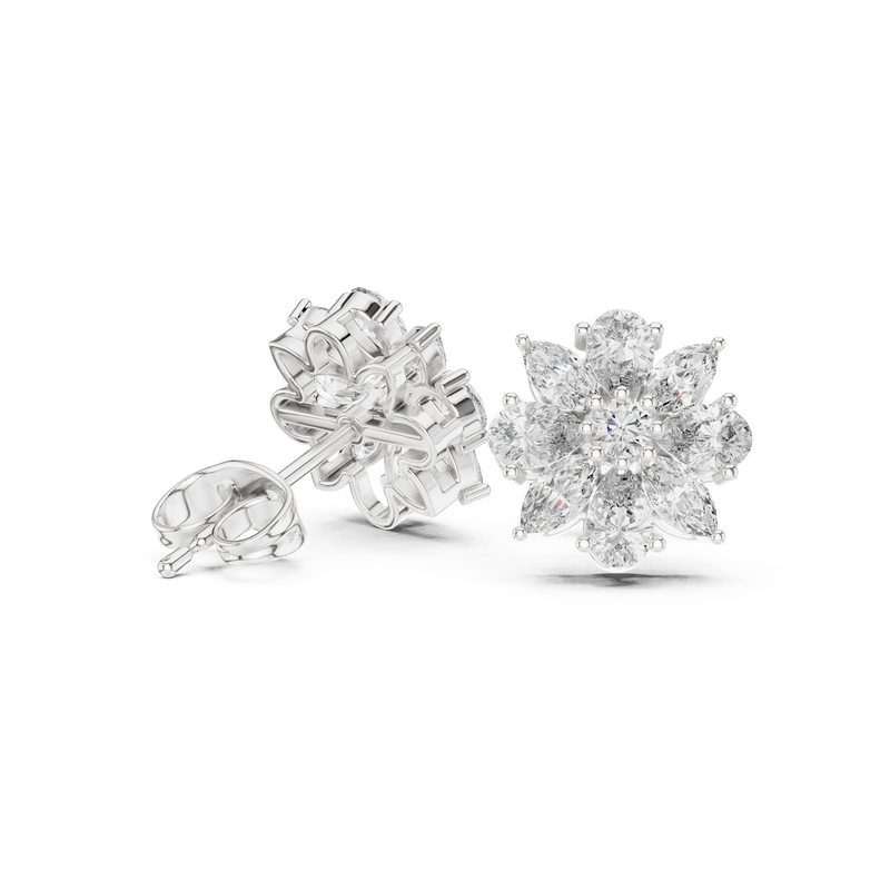 Earring AGDER-216@7 - White Gold - Image