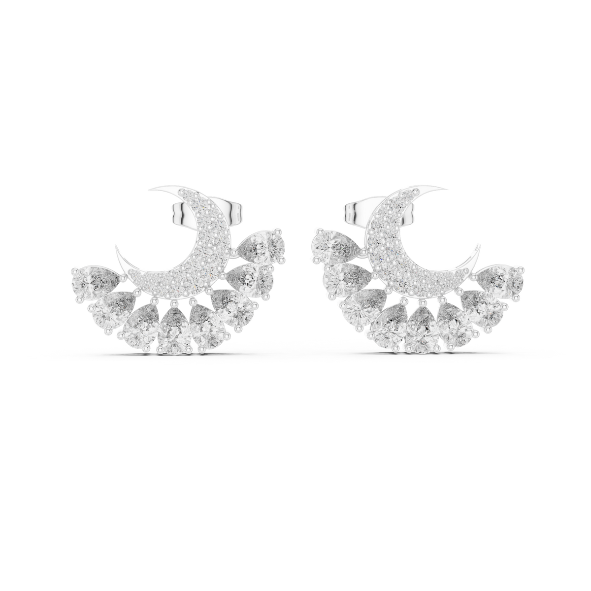 Earring AGDER-217@7 - White Gold - Image