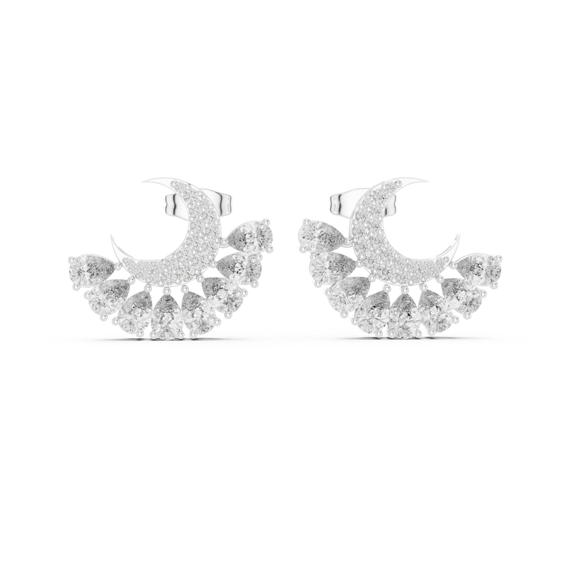 Earring AGDER-217@7 - White Gold - Image