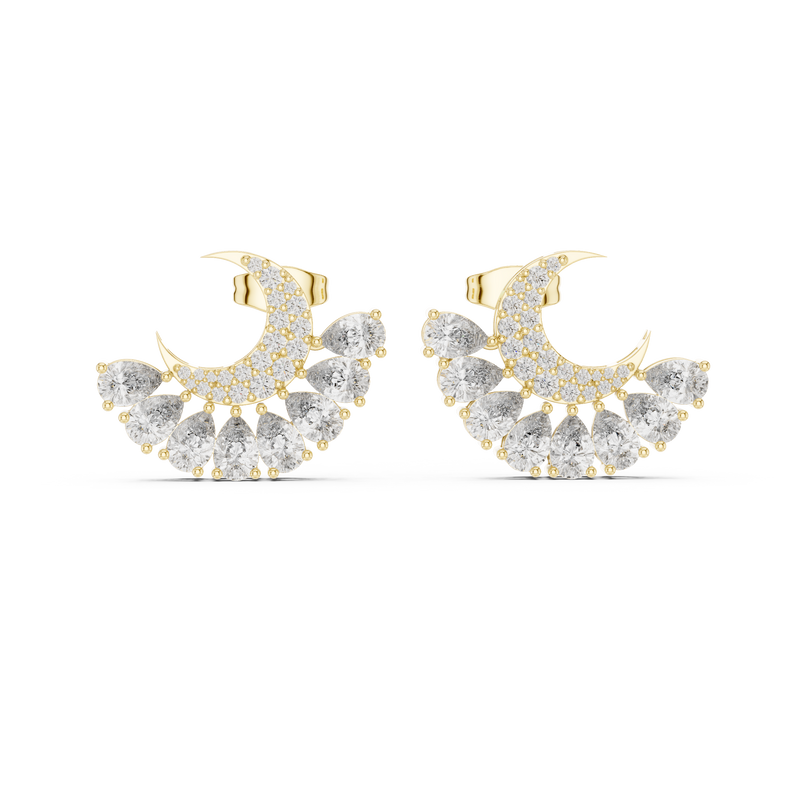 Earring AGDER-217@7 - Yellow Gold - Image