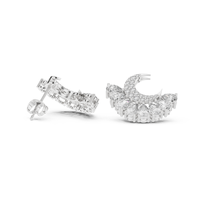 Earring AGDER-217@7 - White Gold - Image