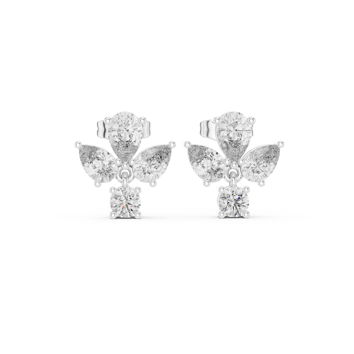Earring AGDER-218@7 - White Gold - Image