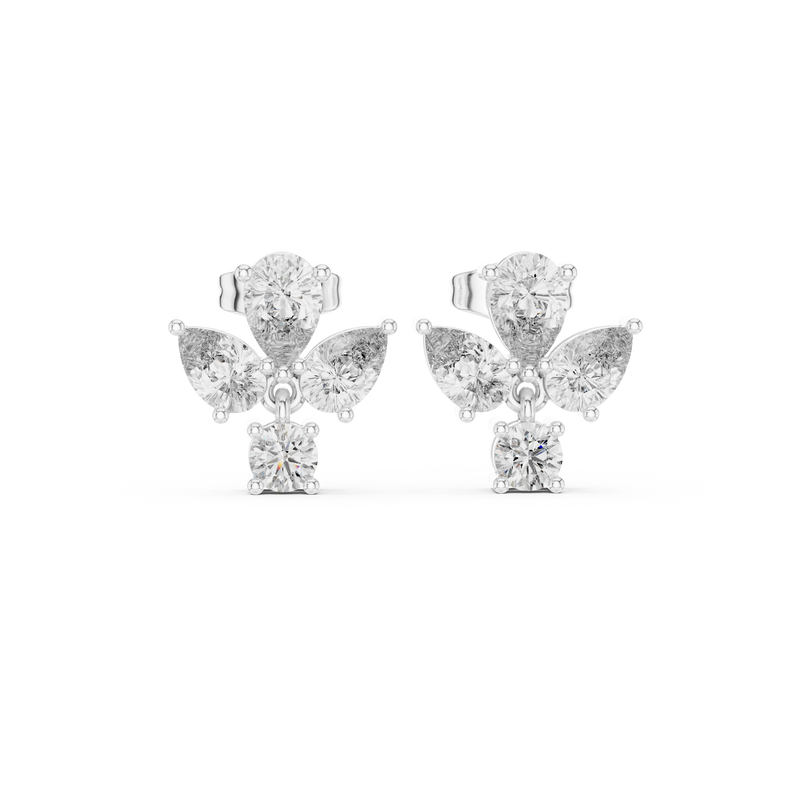 Earring AGDER-218@7 - White Gold - Image