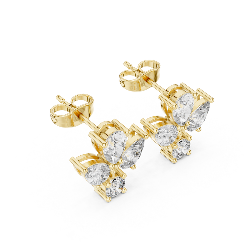 Earring AGDER-218@7 - Yellow Gold - Image