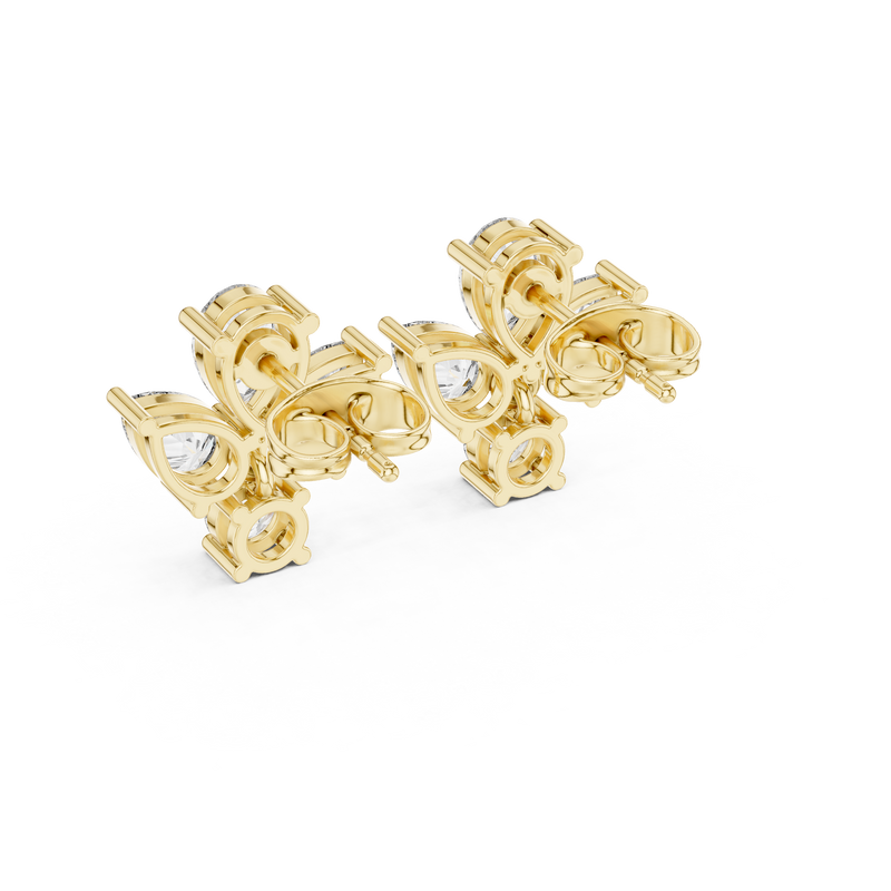 Earring AGDER-218@7 - Yellow Gold - Image