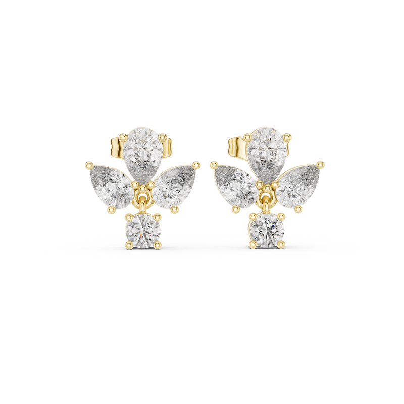 Earring AGDER-218@7 - Yellow Gold - Image