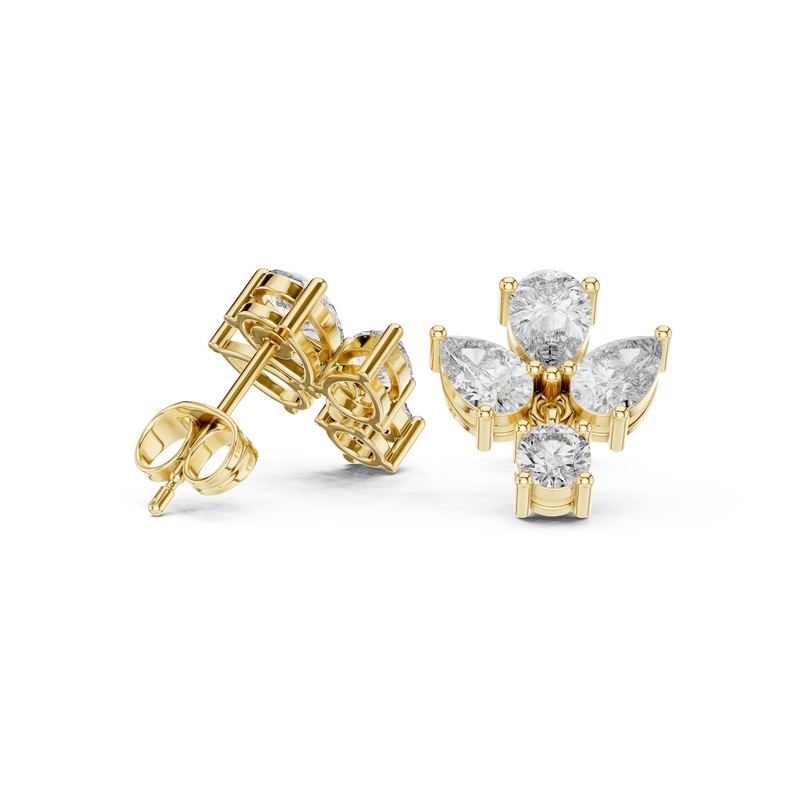 Earring AGDER-218@7 - Yellow Gold - Image