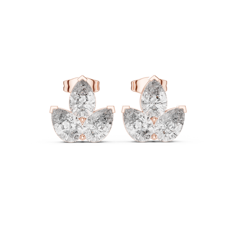 Earring AGDER-219@7 - Rose Gold - Image