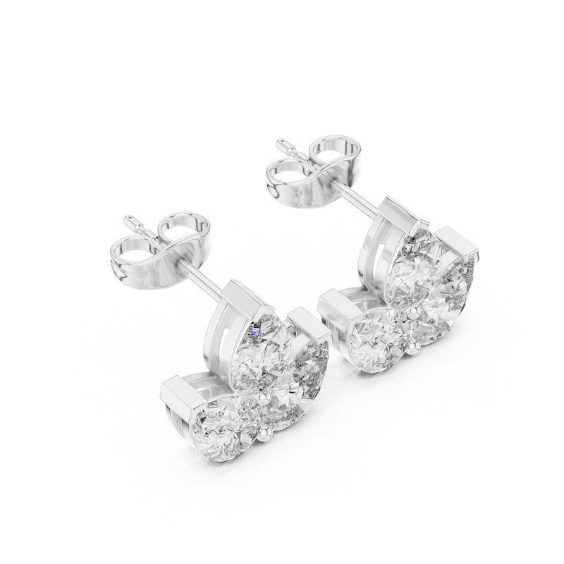 Earring AGDER-219@7 - White Gold - Image
