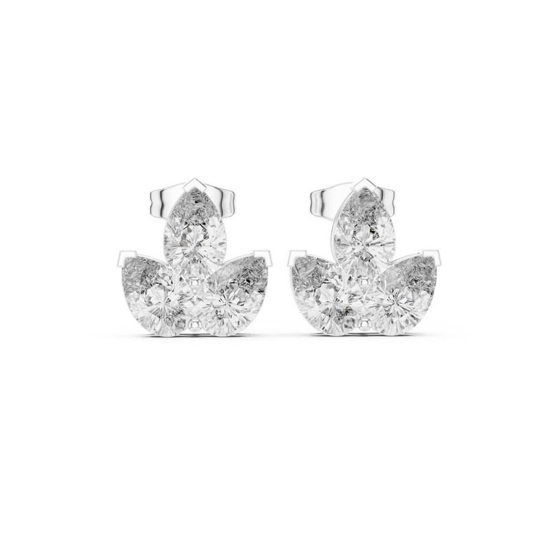 Earring AGDER-219@7 - White Gold - Image