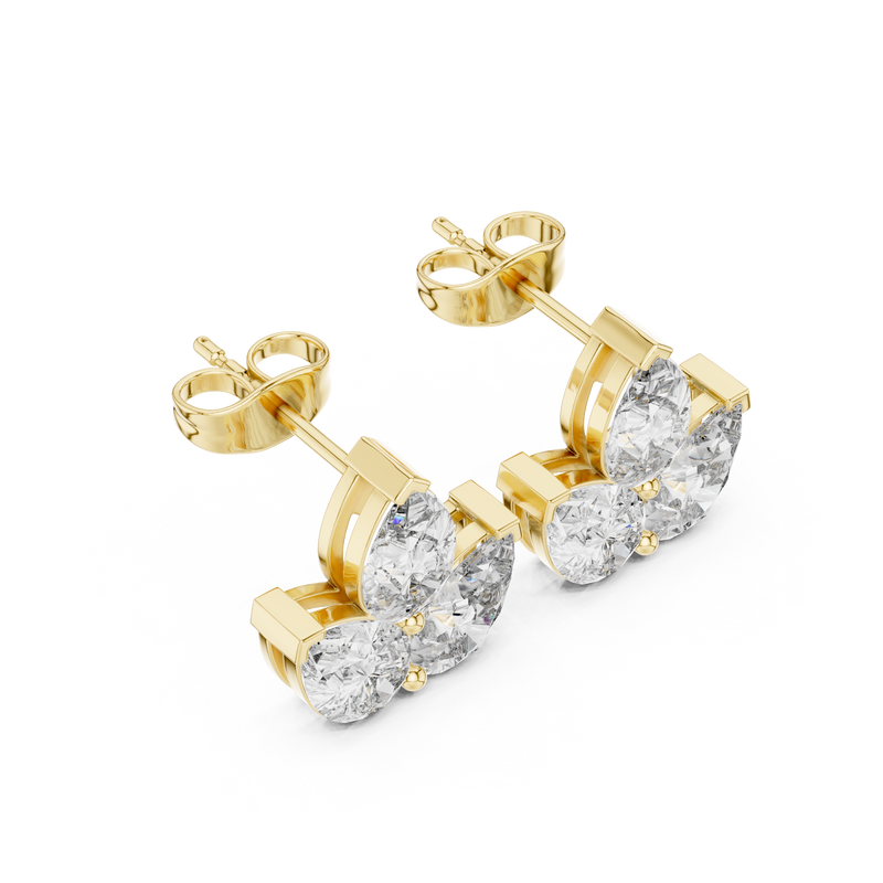 Earring AGDER-219@7 - Yellow Gold - Image