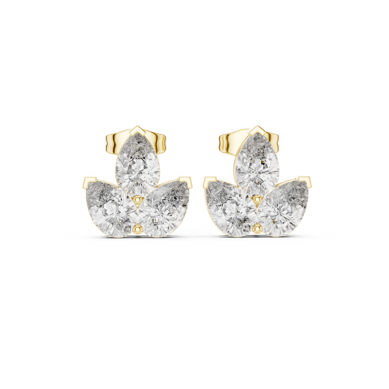 Earring AGDER-219@7 - Yellow Gold - Image