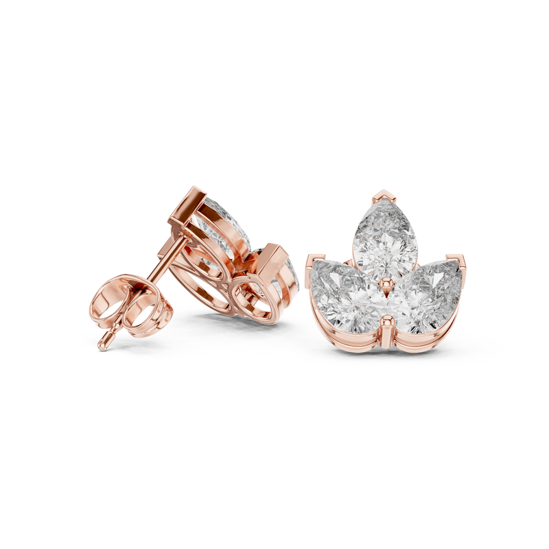 Earring AGDER-219@7 - Rose Gold - Image