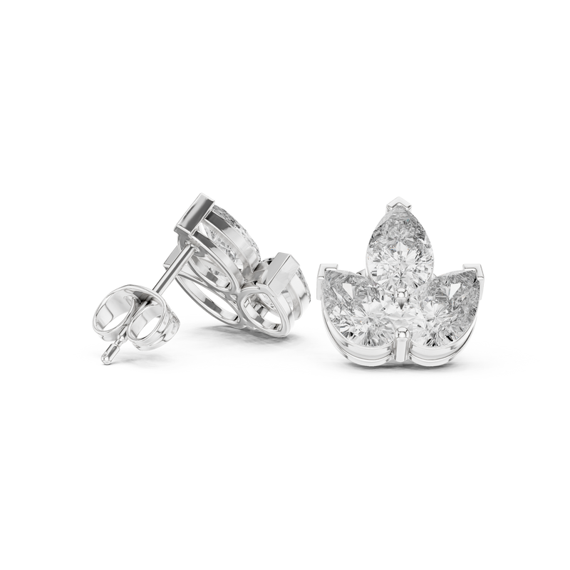 Earring AGDER-219@7 - White Gold - Image