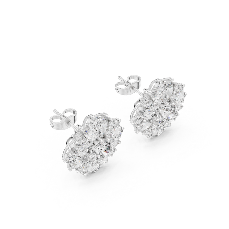 Earring AGDER-220@7 - White Gold - Image