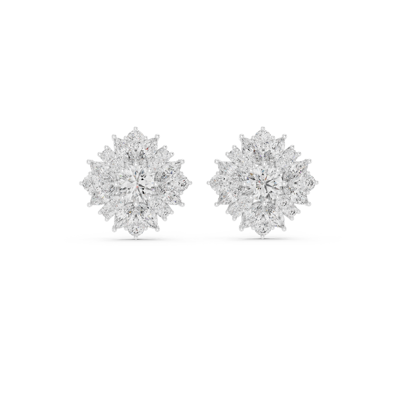 Earring AGDER-220@7 - White Gold - Image