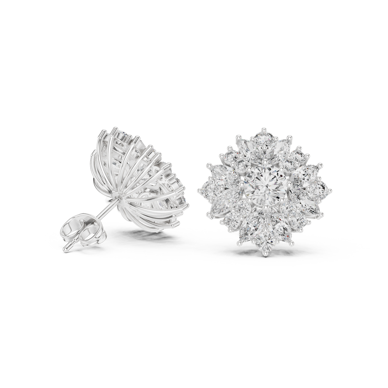 Earring AGDER-220@7 - White Gold - Image