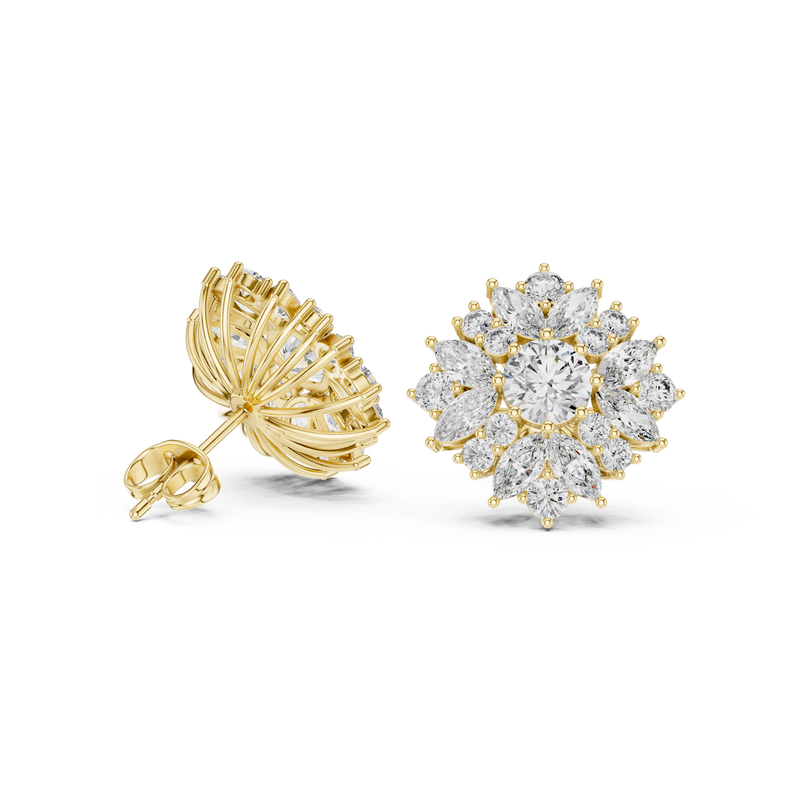 Earring AGDER-220@7 - Yellow Gold - Image