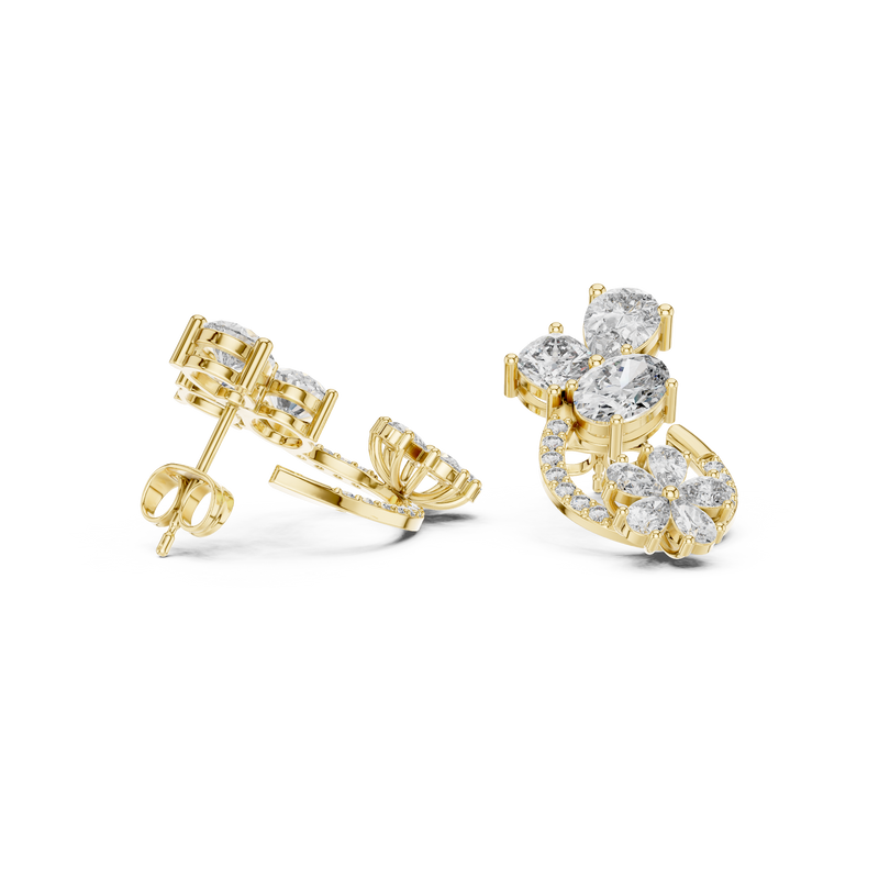 Earring AGDER-221@7 - Yellow Gold - Image