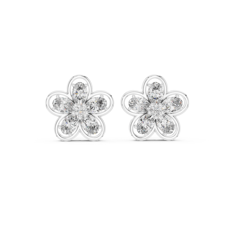 Earring AGDER-227@7 - White Gold - Image