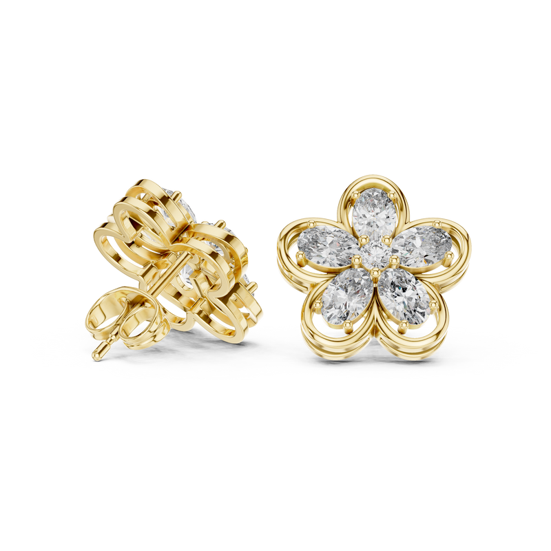 Earring AGDER-227@7 - Yellow Gold - Image