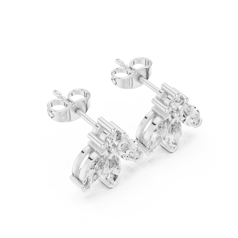 Earring AGDER-228@7 - White Gold - Image