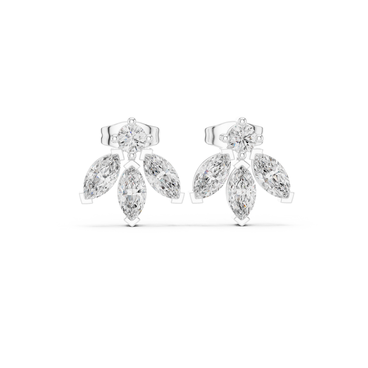 Earring AGDER-228@7 - White Gold - Image