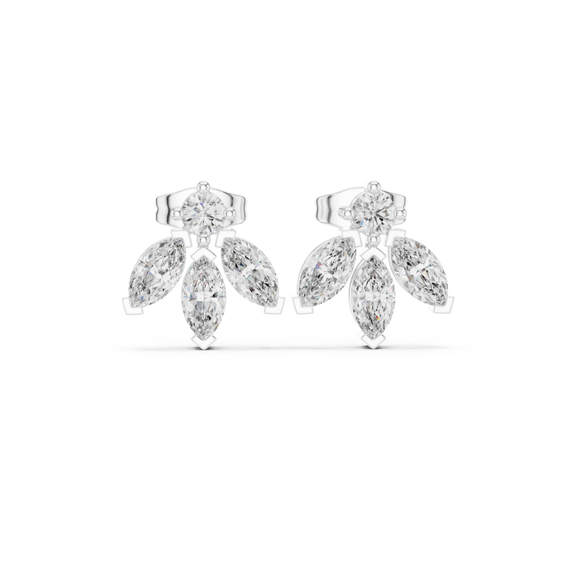 Earring AGDER-228@7 - White Gold - Image