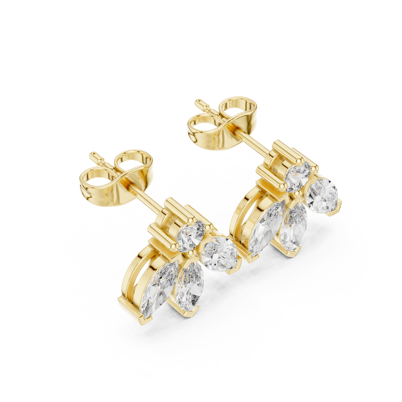 Earring AGDER-228@7 - Yellow Gold - Image