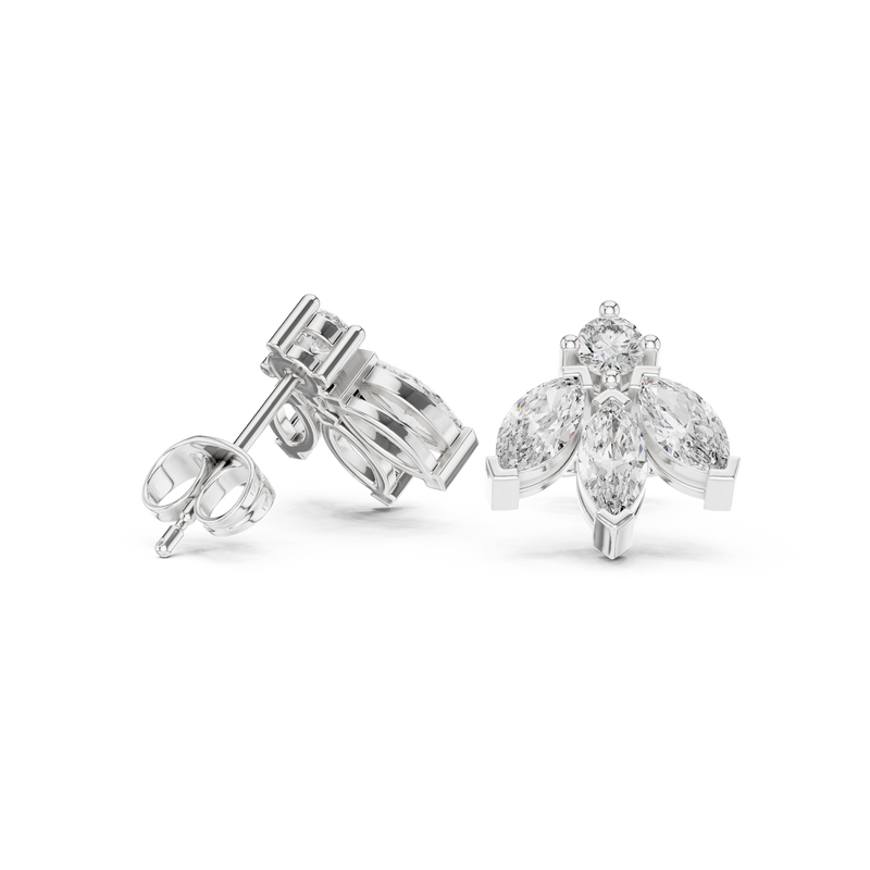 Earring AGDER-228@7 - White Gold - Image