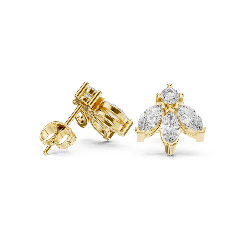 Earring AGDER-228@7 - Yellow Gold - Image