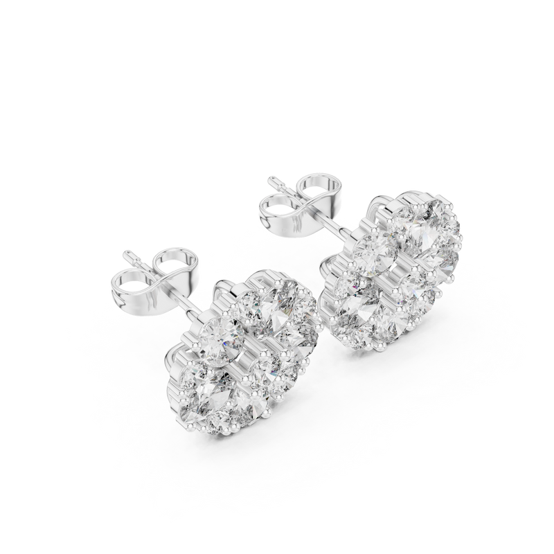 Earring AGDER-229@7 - White Gold - Image
