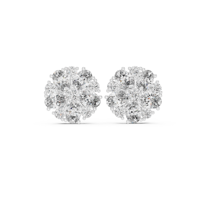 Earring AGDER-229@7 - White Gold - Image