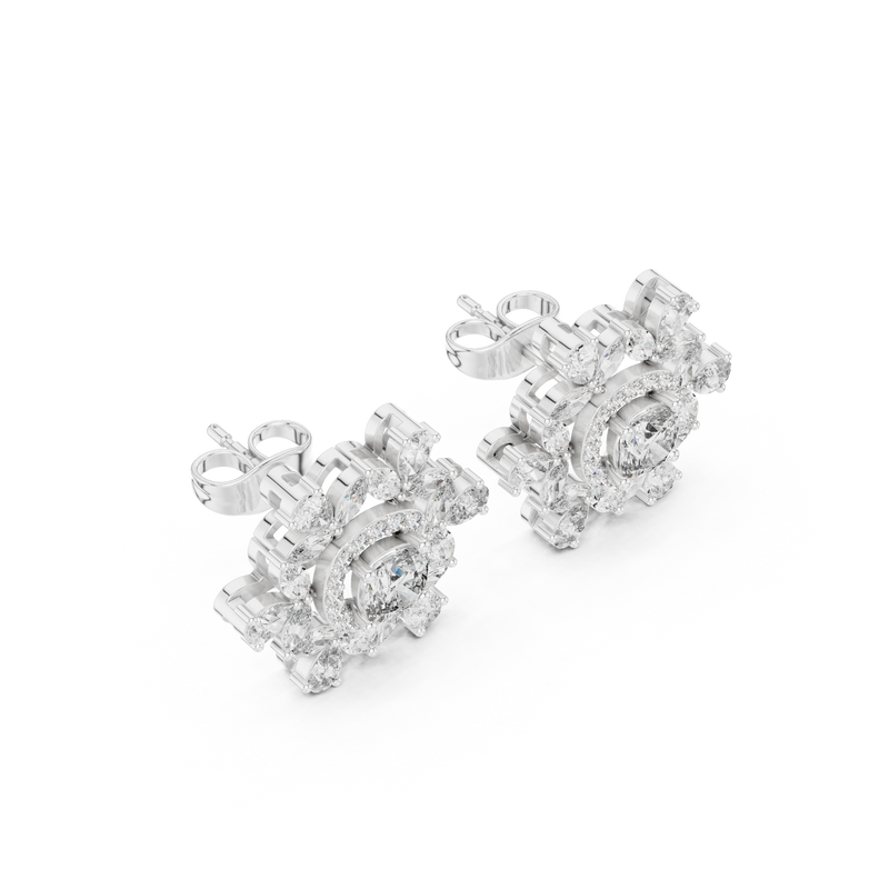 Earring AGDER-230@7 - White Gold - Image