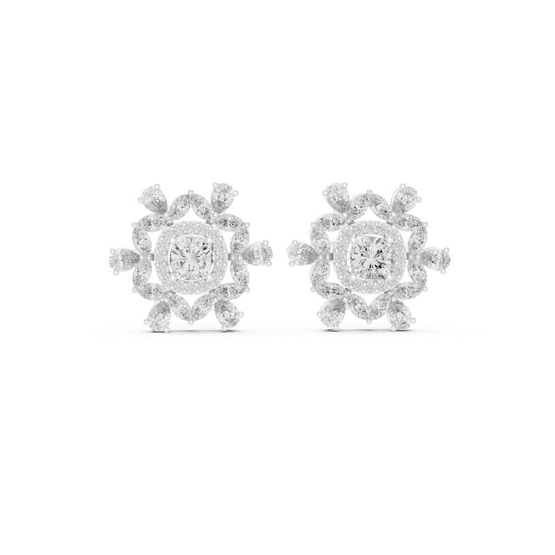 Earring AGDER-230@7 - White Gold - Image