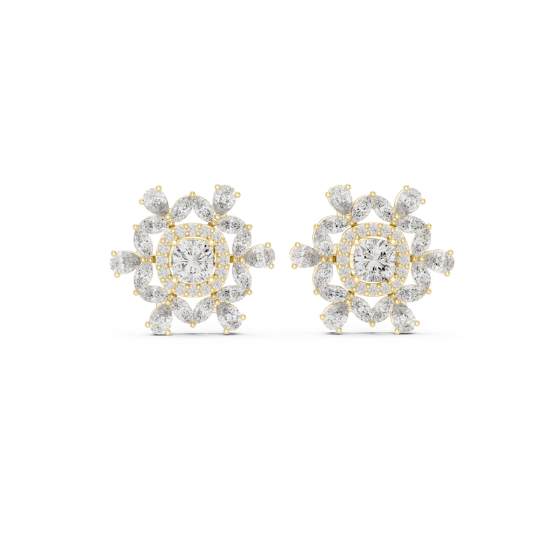 Earring AGDER-230@7 - Yellow Gold - Image