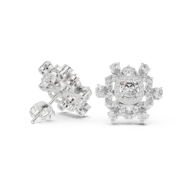 Earring AGDER-230@7 - White Gold - Image