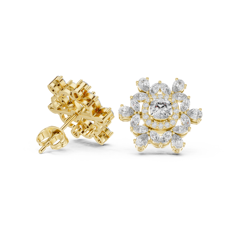 Earring AGDER-230@7 - Yellow Gold - Image