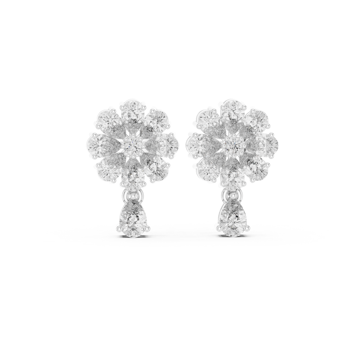 Earring AGDER-231@7 - White Gold - Image