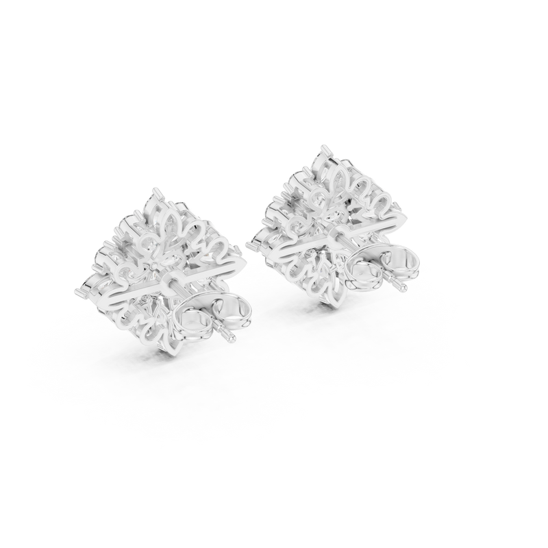 Earring AGDER-234@7 - White Gold - Image