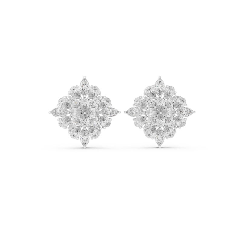 Earring AGDER-234@7 - White Gold - Image